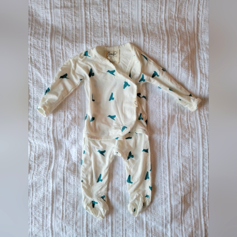 Bonsie Bamboo Footie 0-3M